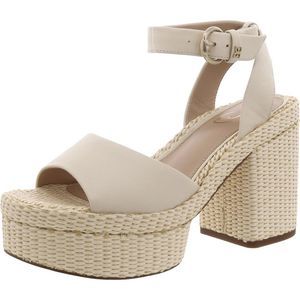 Sam Edelman Cream Platform Sandals